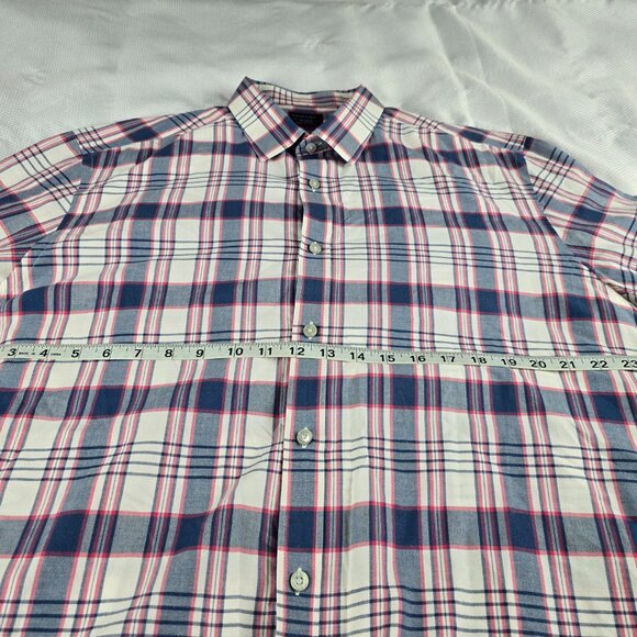 UNTUCKit Men's XXL Long Sleeve Cotton Button Up Shirt Plaid - Picture 3 of 6